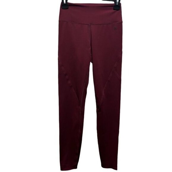 Good American High-Waist Burgundy Leggings Size 1 - Picture 1 of 9